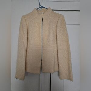 Zara Beige Teddy Jacket